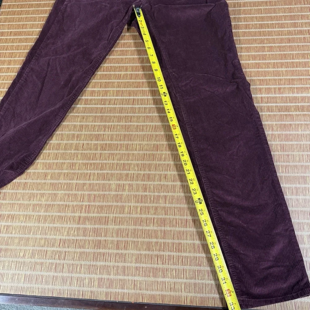 BRAX Chuck Corduroy Trousers Portobello Hi-flex Red 34x34 St-wa Eco-yarn